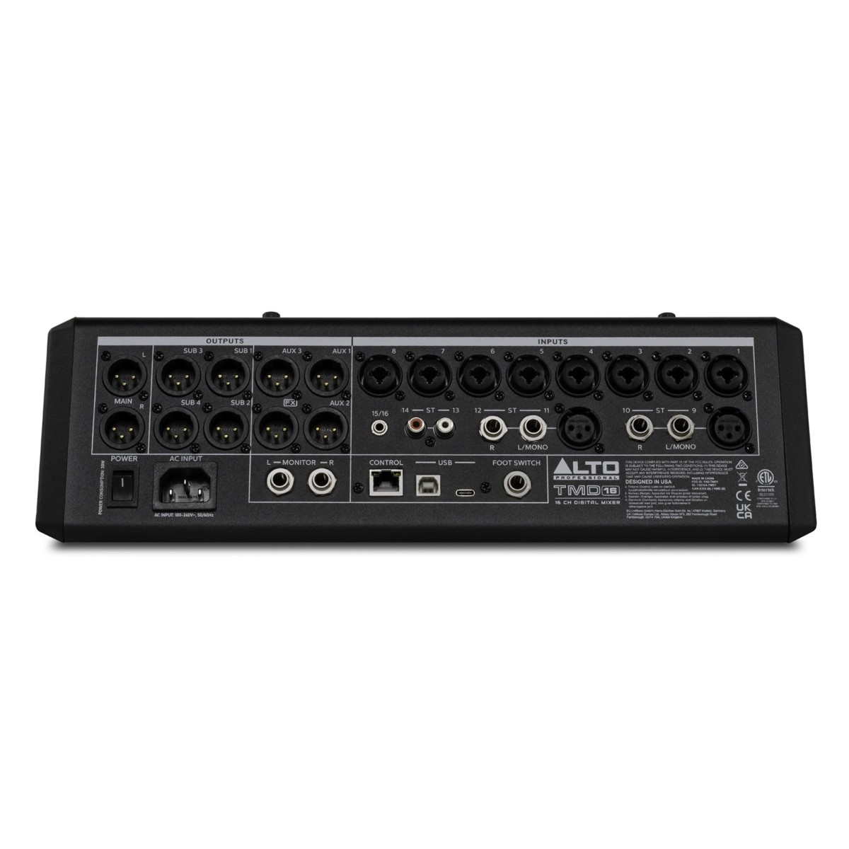 ALTO TMD16 MIXER DIGITALE TOUCHSCREEN 16 CANALI WI-FI INTEGRATO 3