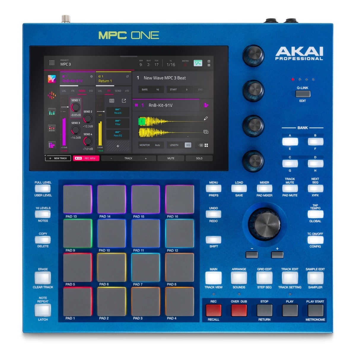 AKAI MPC ONE G2 STAND ALONE DISPLAY TOUCH SCREEN PROCESSORE 8 CORE 1