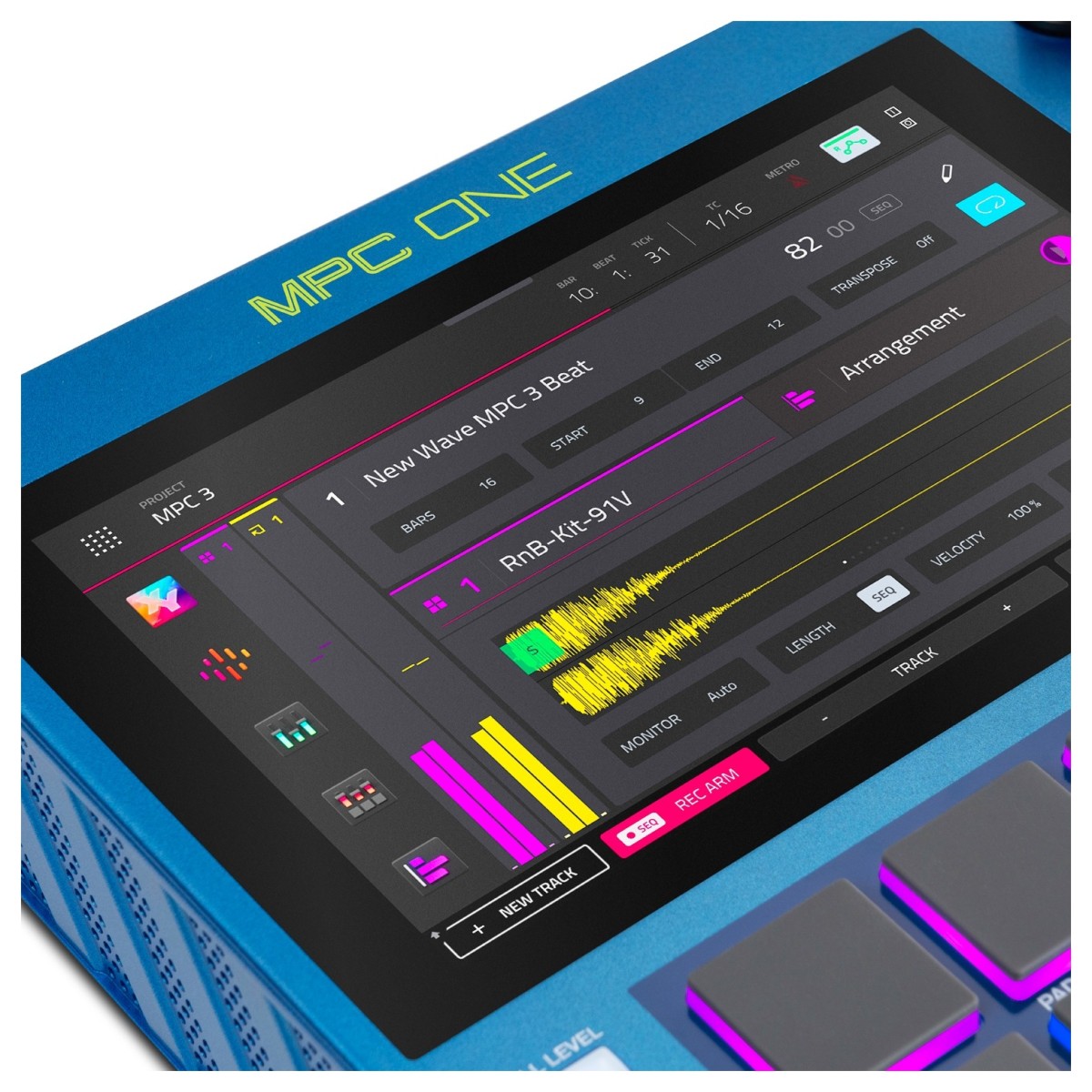 AKAI MPC ONE G2 STAND ALONE DISPLAY TOUCH SCREEN PROCESSORE 8 CORE 5