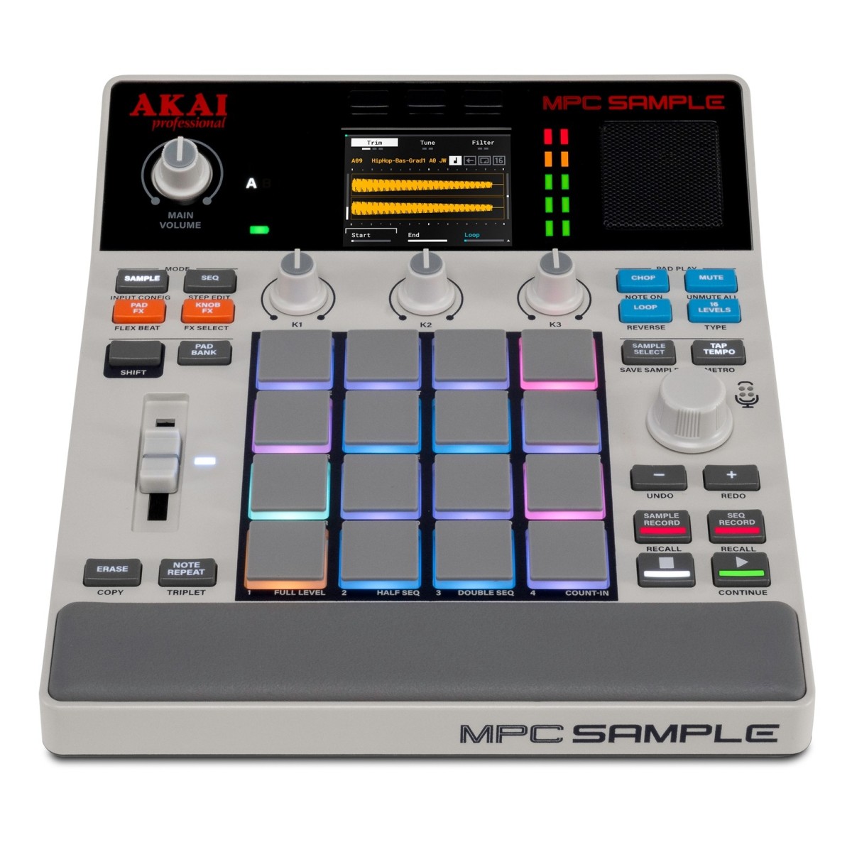 AKAI MPC SAMPLE CAMPIONATORE SEQUENCER STAND ALONE PAD RGB BATTERIA INTEGRATA 4