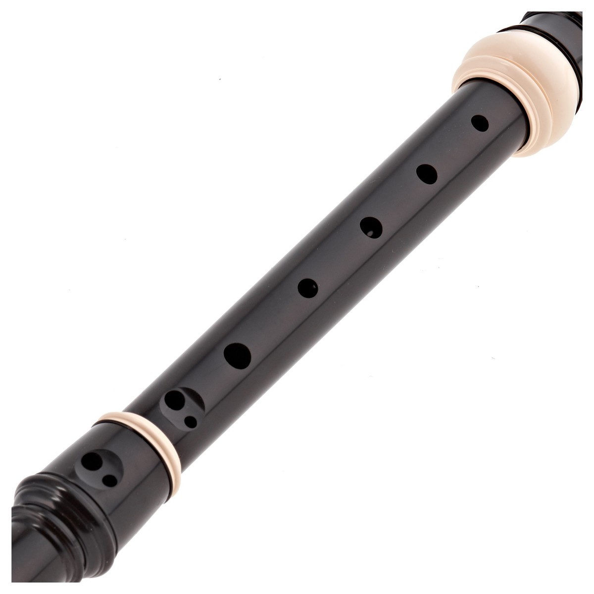 AULOS 503B SYMPHONY FLAUTO DOLCE SOPRANO DITEGGIATURA BAROCCA 3 PARTI MARRONE SCURO 3