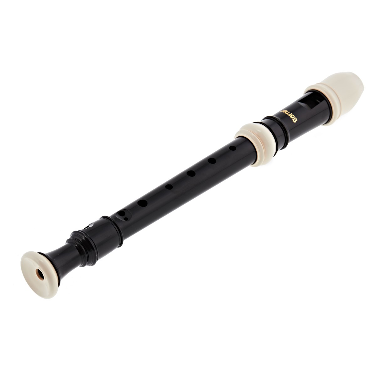AULOS 507B SYMPHONY FLAUTO SOPRANINO DITEGGIATURA BAROCCA 3 PARTI MARRONE SCURO 2