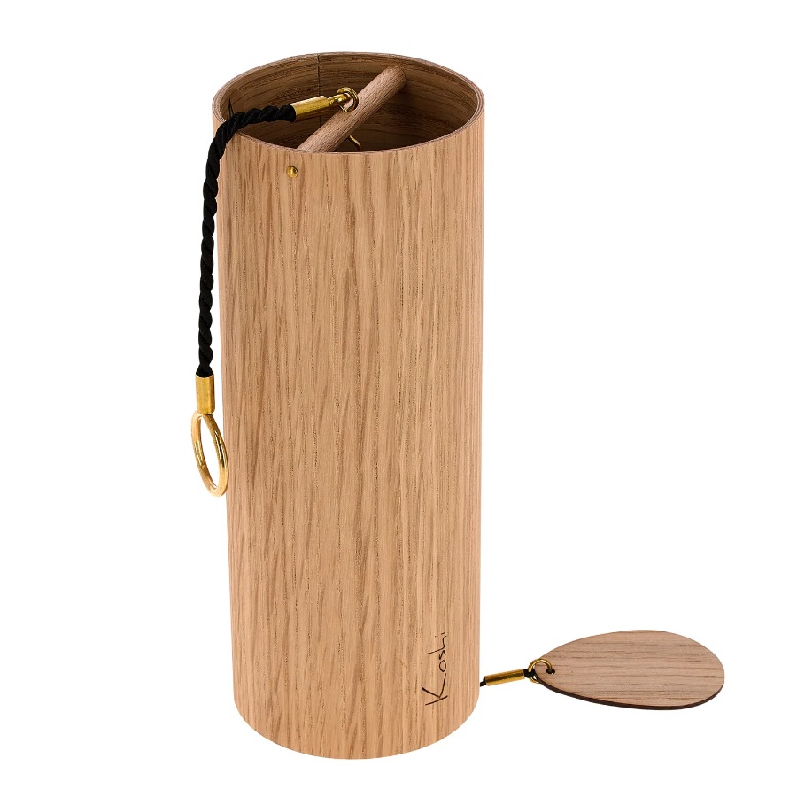 KOSHI (HOKEMA SHANTI) WIND CHIMES EARTH SYMPHONY FOREST CARILLON ARTIGIANALE IN ROVERE FATTO A MANO IN FRANCIA 2