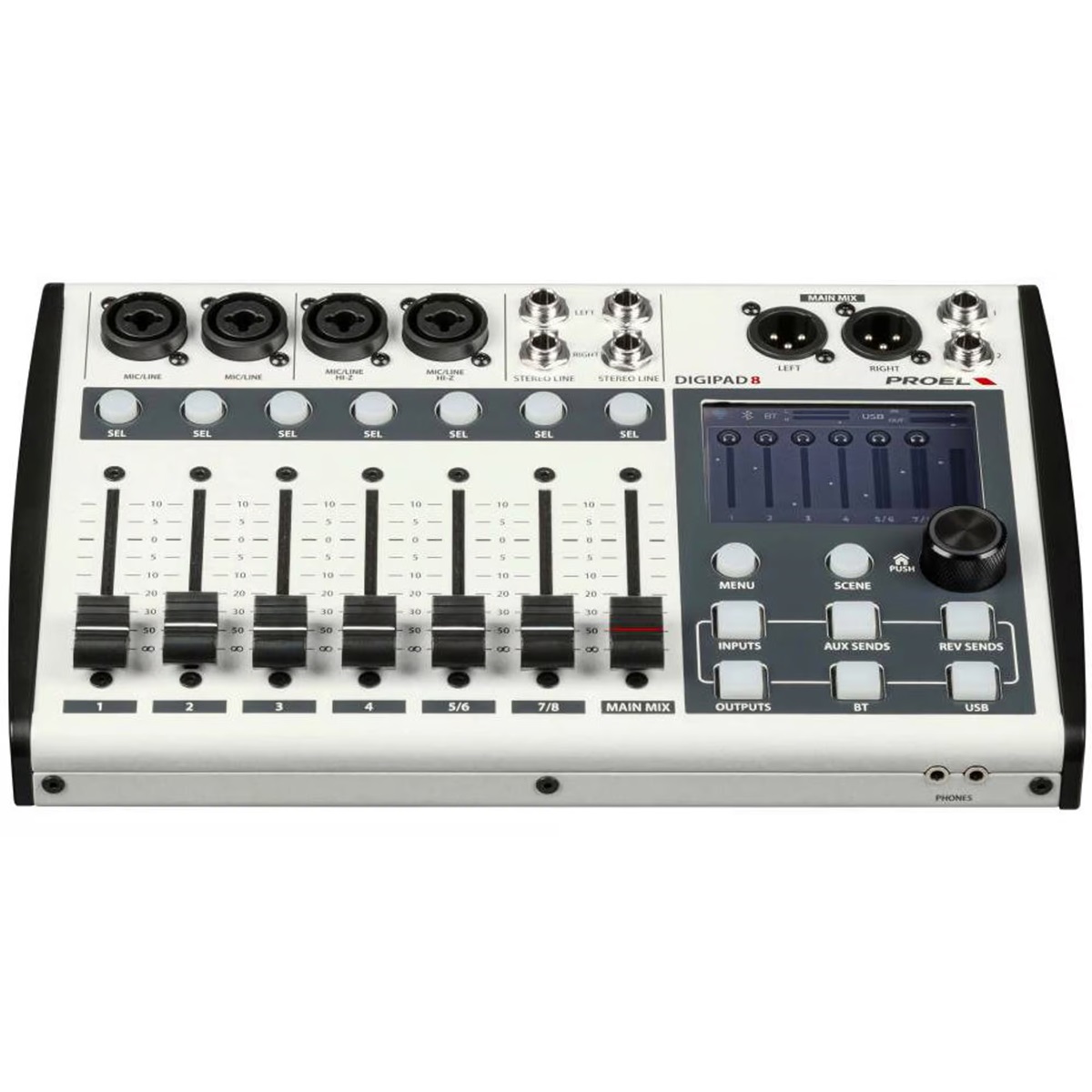 PROEL DIGIPAD8 MIXER DIGITALE 8 CANALI 6