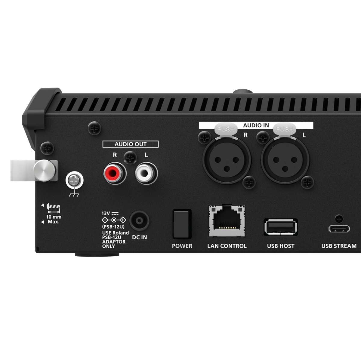 ROLAND V-1-4K MIXER VIDEO 4K-60P HDR HDMI 5-IN 5-OUT STREAMING USB FUNZIONE ROI 12