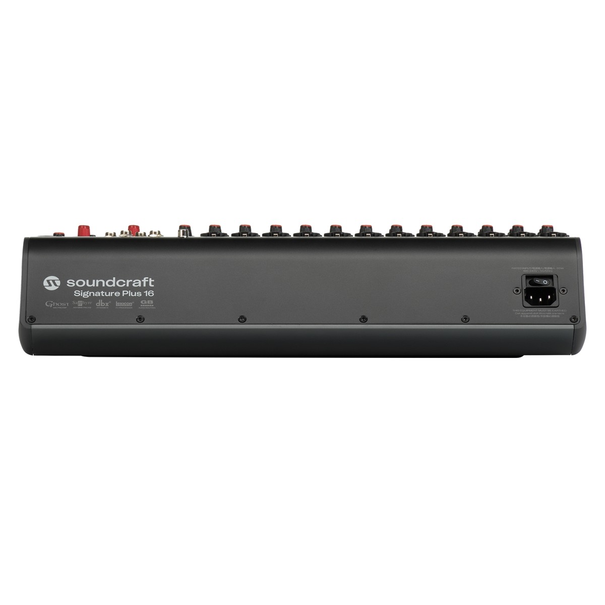 SOUNDCRAFT SIGNATURE PLUS 16 MIXER ANALOGICO 16 CANALI EFFETTI LEXICON USB-C 6