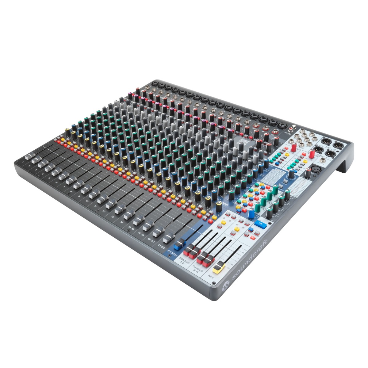 SOUNDCRAFT SIGNATURE PLUS 22 MIXER ANALOGICO 22 CANALI EFFETTI LEXICON USB-C 3