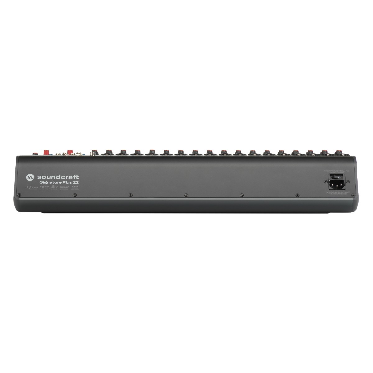 SOUNDCRAFT SIGNATURE PLUS 22 MIXER ANALOGICO 22 CANALI EFFETTI LEXICON USB-C 9